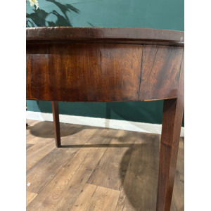 Antique Mahogany D End Table