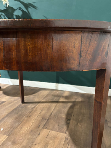 Antique Mahogany D End Table