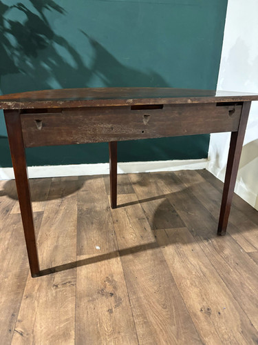 Antique Mahogany D End Table