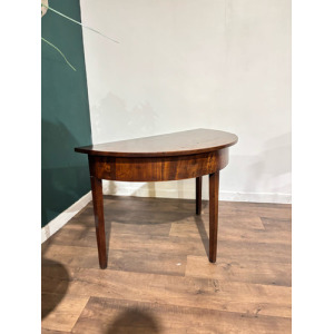 Antique Mahogany D End Table