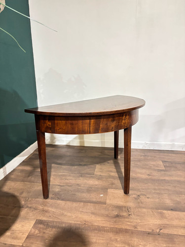 Antique Mahogany D End Table