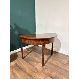 Antique Mahogany D End Table