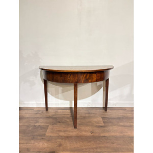 Antique Mahogany D End Table