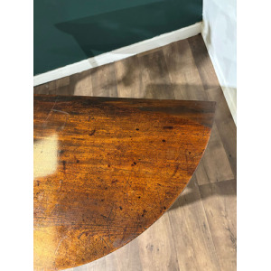 Antique Mahogany D End Table