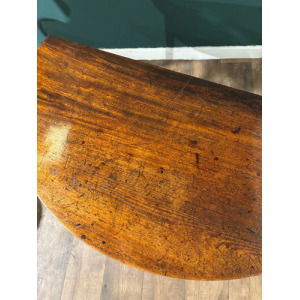Antique Mahogany D End Table