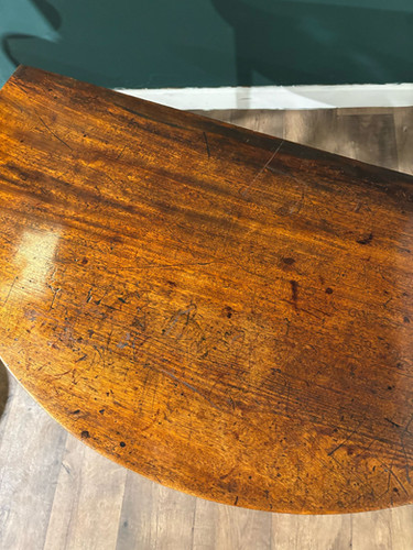 Antique Mahogany D End Table