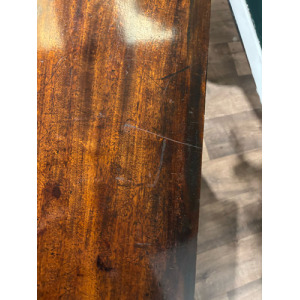 Antique Mahogany D End Table