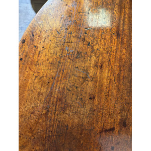 Antique Mahogany D End Table