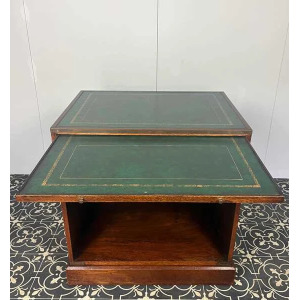 Antique Military Campaign Chest Of Drawers, Early 20th Century, Leather Top, Bedroom Furniture, Side Table, Drinks Cabinet, Mahogany Brass