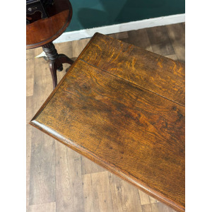 Antique Oak Coffer With Quadruple Panel Front