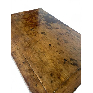 Antique Qing Dynasty 19th Century Chinese Red Lacquered Altar Table Sideboard