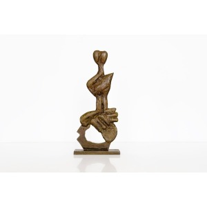 Aristide Patsoglou Greek 20th Century Bronze Sculpture