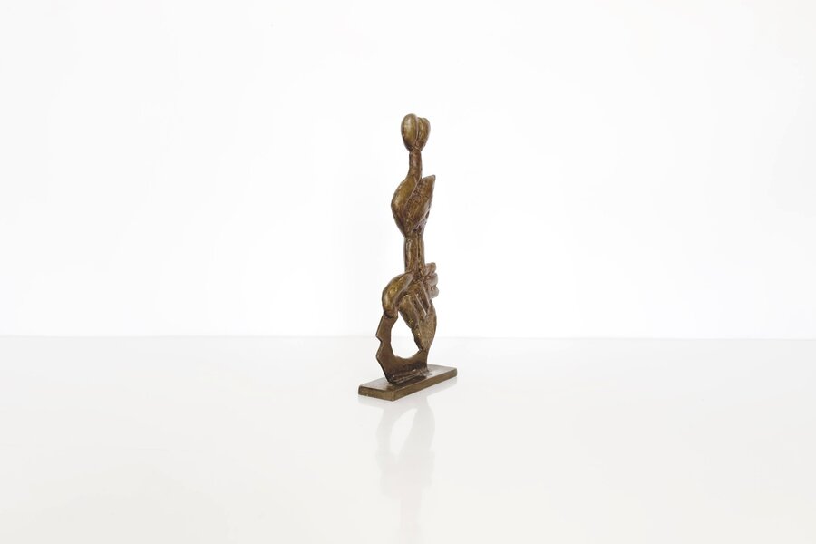Aristide Patsoglou Greek 20th Century Bronze Sculpture