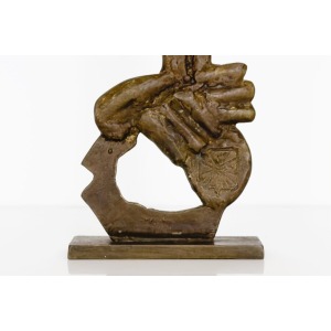 Aristide Patsoglou Greek 20th Century Bronze Sculpture