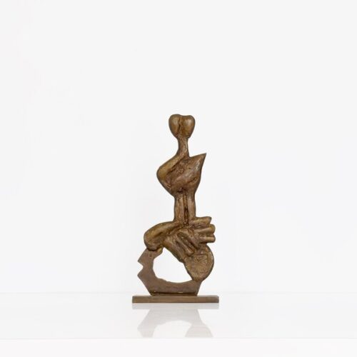 Aristide Patsoglou Greek 20th Century Bronze Sculpture