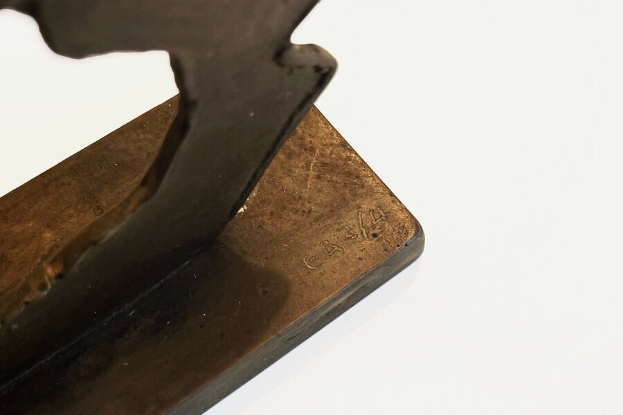 Aristide Patsoglou Greek 20th Century Bronze Sculpture