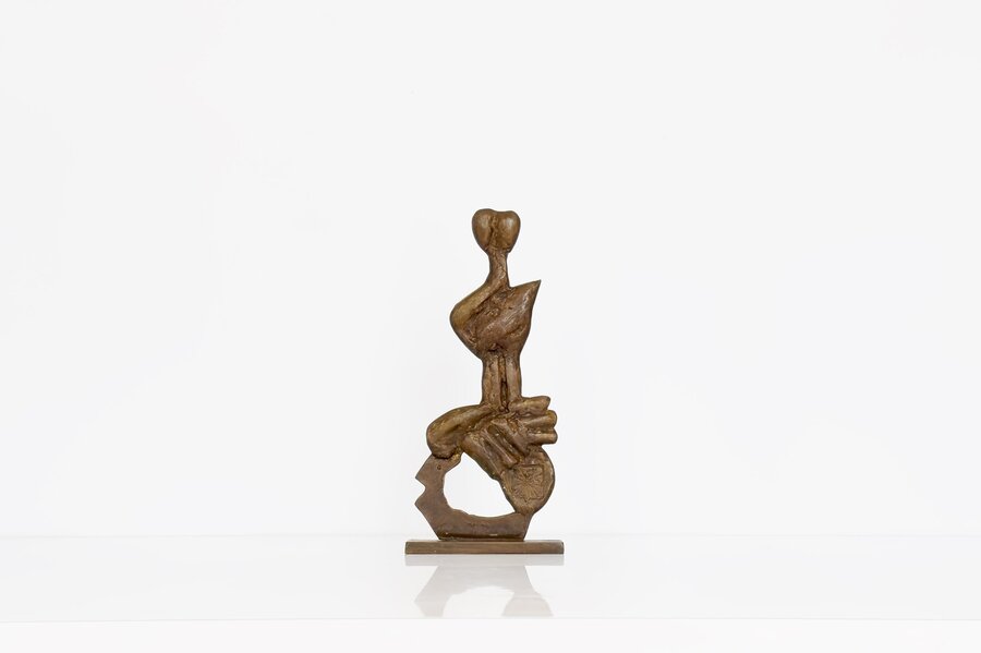 Aristide Patsoglou Greek 20th Century Bronze Sculpture