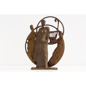 Aristide Patsoglou – “Music” Captivating Bronze Sculpture 20th Century