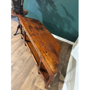 Arts & Crafts Two Tier Console Table