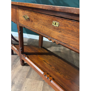 Arts & Crafts Two Tier Console Table