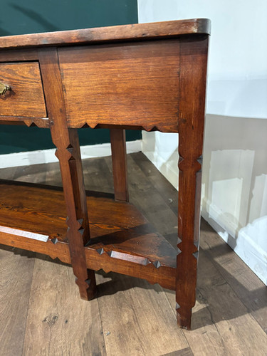 Arts & Crafts Two Tier Console Table