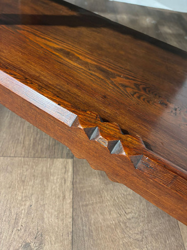 Arts & Crafts Two Tier Console Table