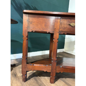 Arts & Crafts Two Tier Console Table