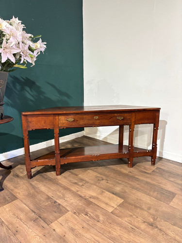 Arts & Crafts Two Tier Console Table
