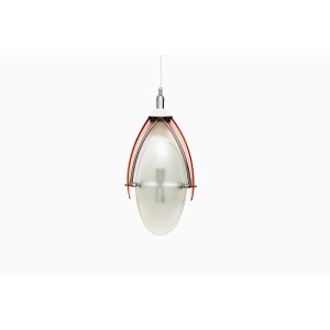 Attributed To Cristal Arte – Glass Pendant Mid 20th Century