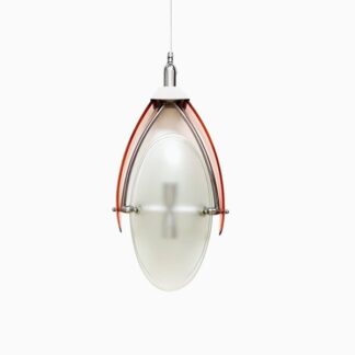 Attributed To Cristal Arte – Glass Pendant Mid 20th Century
