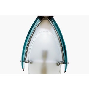 Attributed To Cristal Arte – Glass Pendant, Mid 20th Century