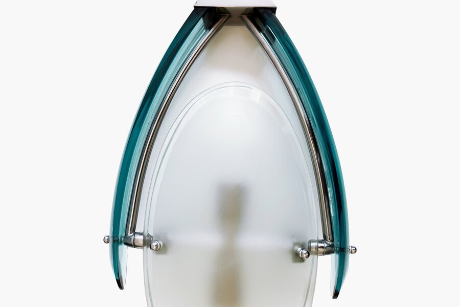 Attributed To Cristal Arte – Glass Pendant, Mid 20th Century