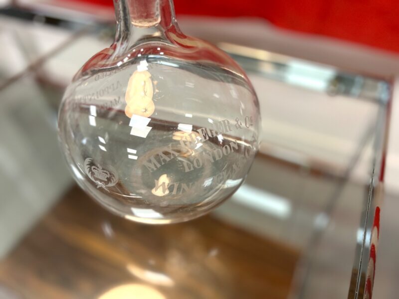 Carlowitz, Antique Glass Flagon/Decanter