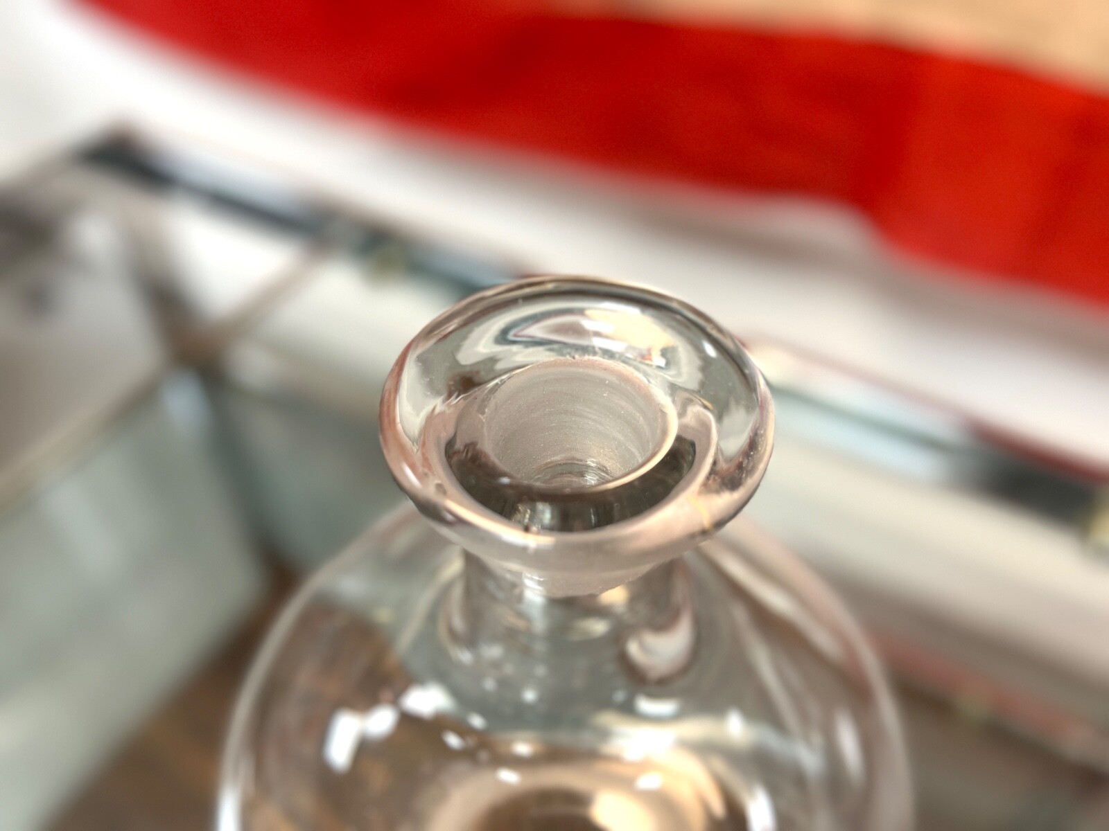 Carlowitz, Antique Glass Flagon/Decanter
