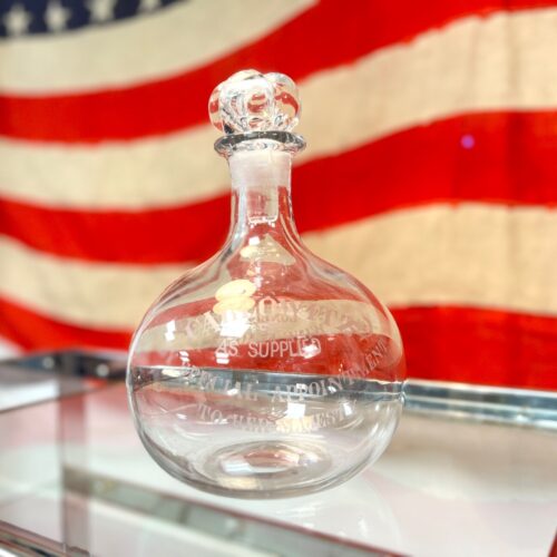 Carlowitz, Antique Glass Flagon/Decanter