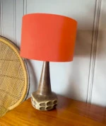 Ceramic Table Lamp Designed By Marianne Stark For Michael Andersen From The 1960s. Vintage Table Lamp, Mid Century Lamp Base, Mcm Decor