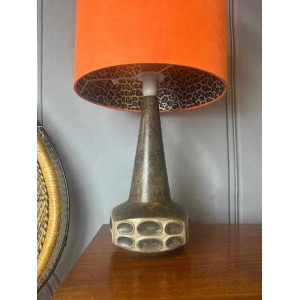 Ceramic Table Lamp Designed By Marianne Stark For Michael Andersen From The 1960s. Vintage Table Lamp, Mid Century Lamp Base, Mcm Decor