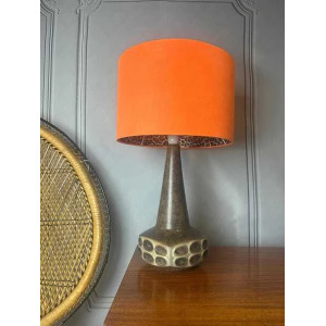 Ceramic Table Lamp Designed By Marianne Stark For Michael Andersen From The 1960s. Vintage Table Lamp, Mid Century Lamp Base, Mcm Decor