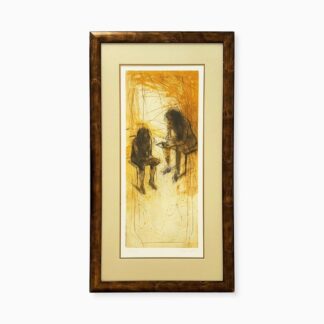 Christophe Hohler - Original Litograph "The readers" — FORTY ONE LANE