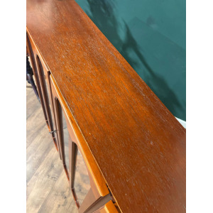 Contemporary Mahogany Glazed 3 Door Glazed Bookcase