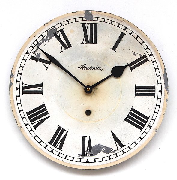 Early 20th Century Original Waiting Room Type Wall Clock Dial. Fully Guaranteed
