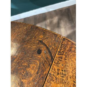 Early Georgian Oak Drop Leaf Gateleg Table