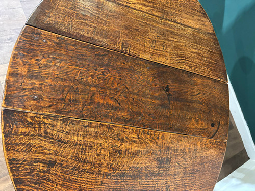 Early Georgian Oak Drop Leaf Gateleg Table