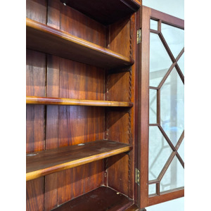Edwardian Inlaid Bureau Bookcase