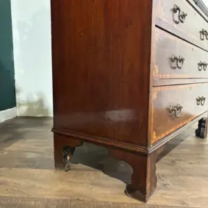 Edwardian Inlaid Bureau Bookcase
