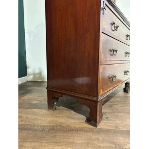 Edwardian Inlaid Bureau Bookcase