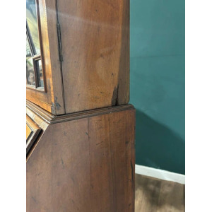 Edwardian Inlaid Bureau Bookcase