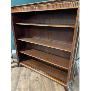 Edwardian Mahogany Astral Glazed Bookcase / Display Cabinet