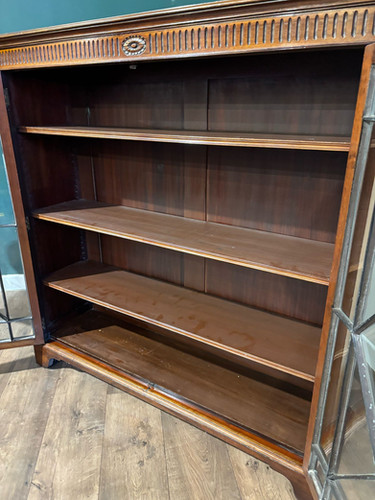 Edwardian Mahogany Astral Glazed Bookcase / Display Cabinet