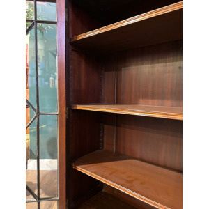 Edwardian Mahogany Astral Glazed Bookcase / Display Cabinet